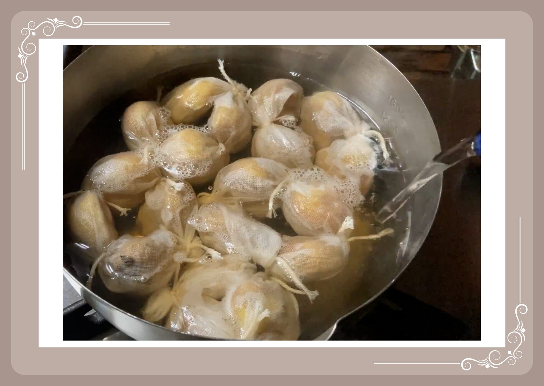 茹でている途中でお湯が少なく成ったら熱湯を足す