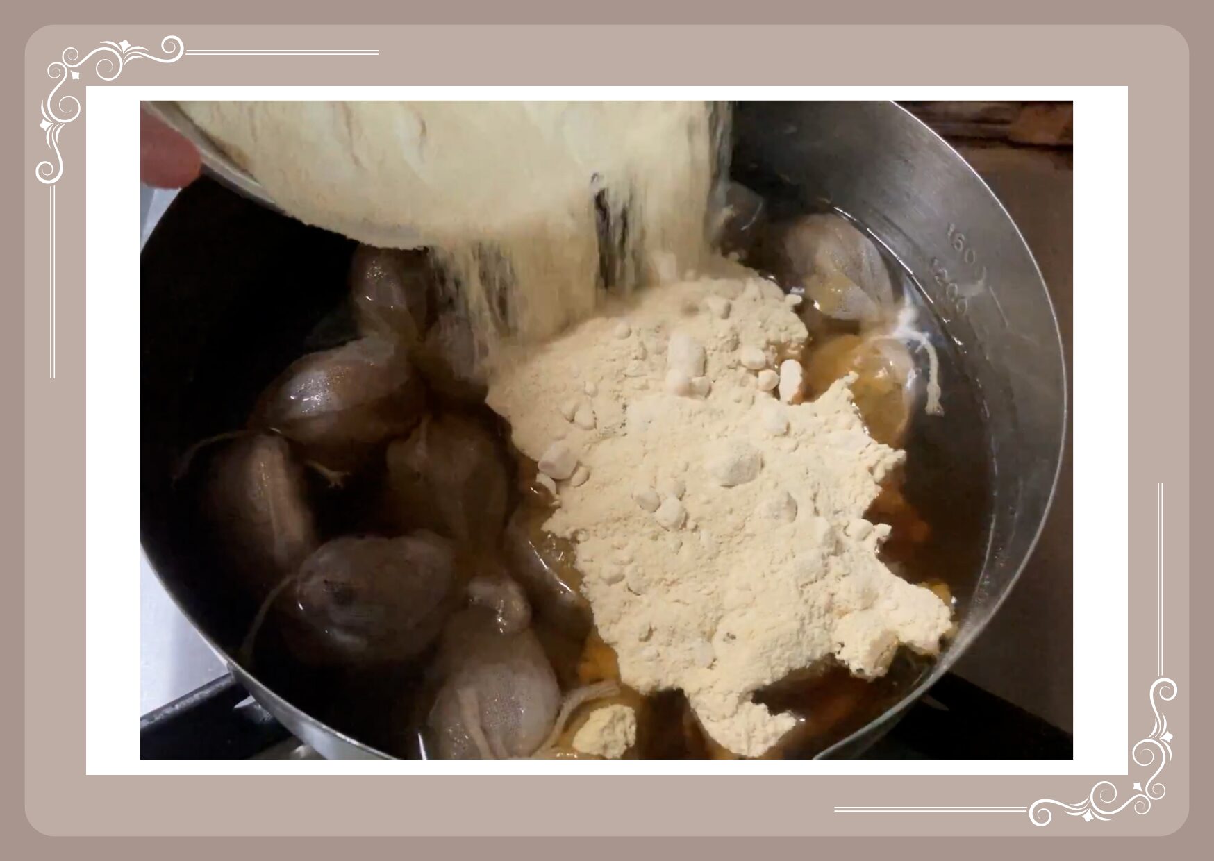 メープルシュガー450gを入れてよく溶かす