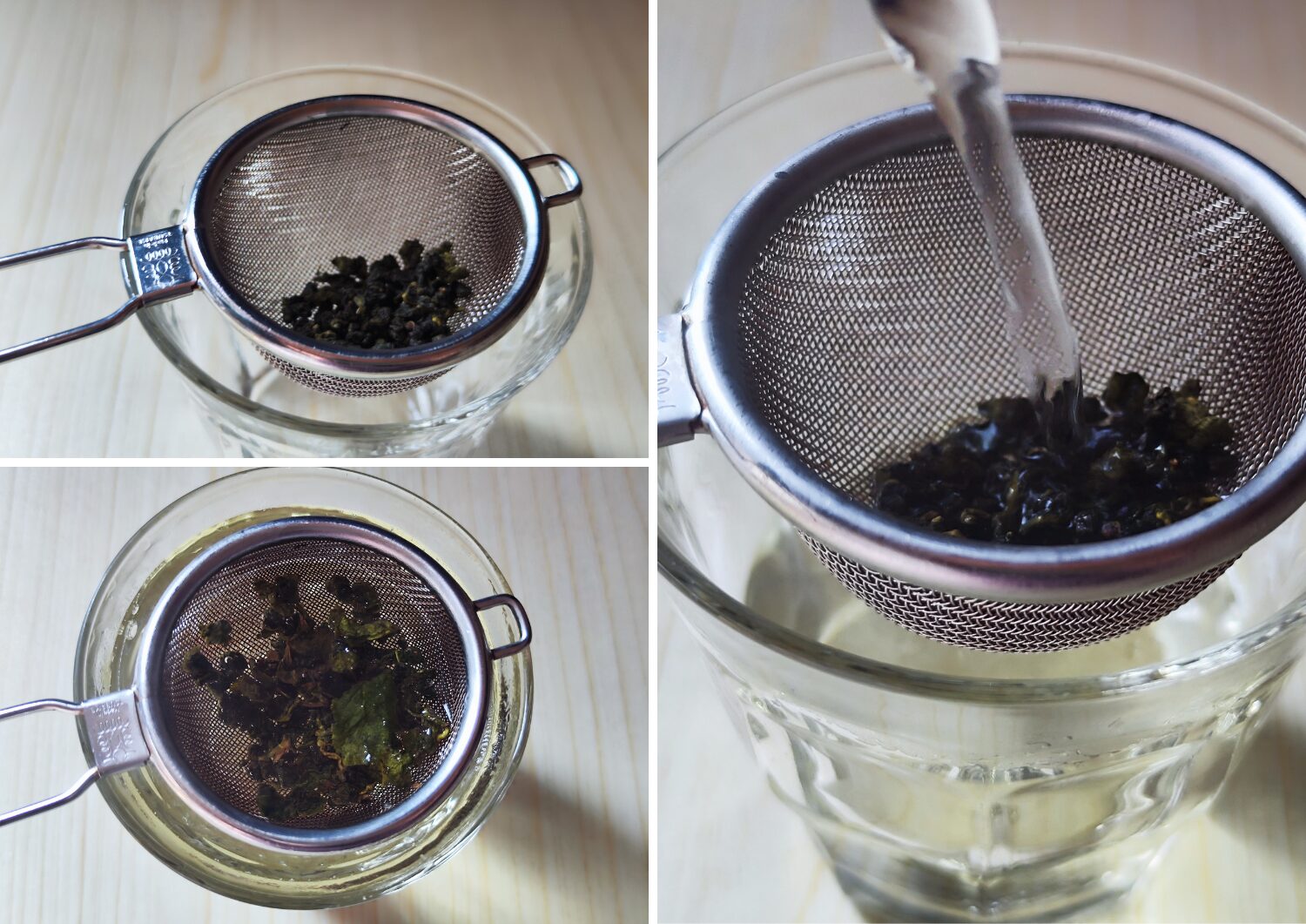 ゆっくり茶葉が開くのを待って